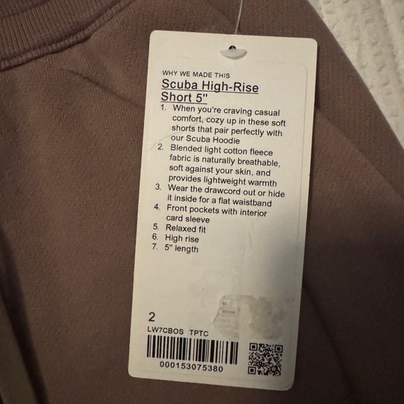 Lululemon Scuba High-Rise Short 5" in Taupetastic - Picture 3 of 8